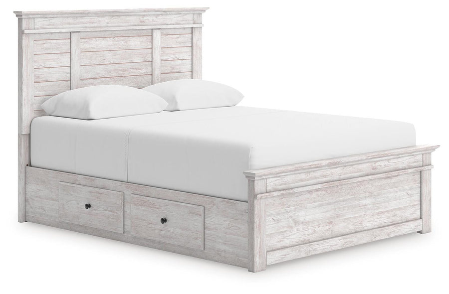 Makidern Panel Bed with Storage