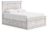 Makidern Panel Bed with Storage