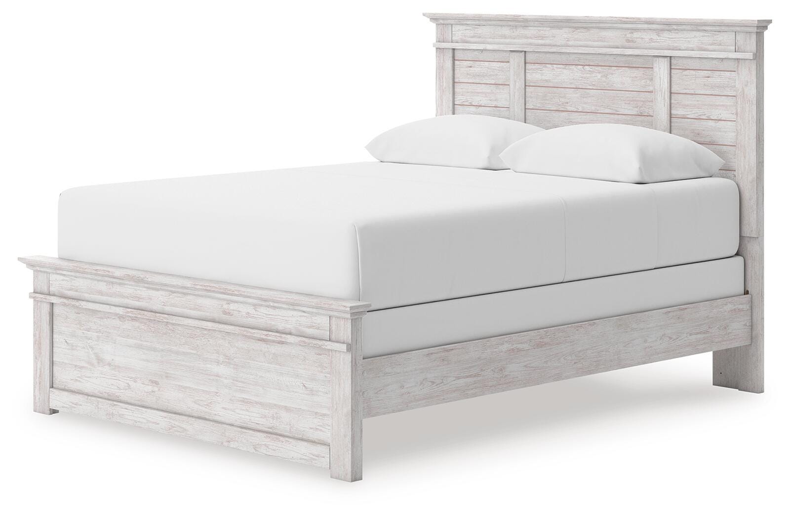 Makidern Panel Bed, Dresser and Mirror