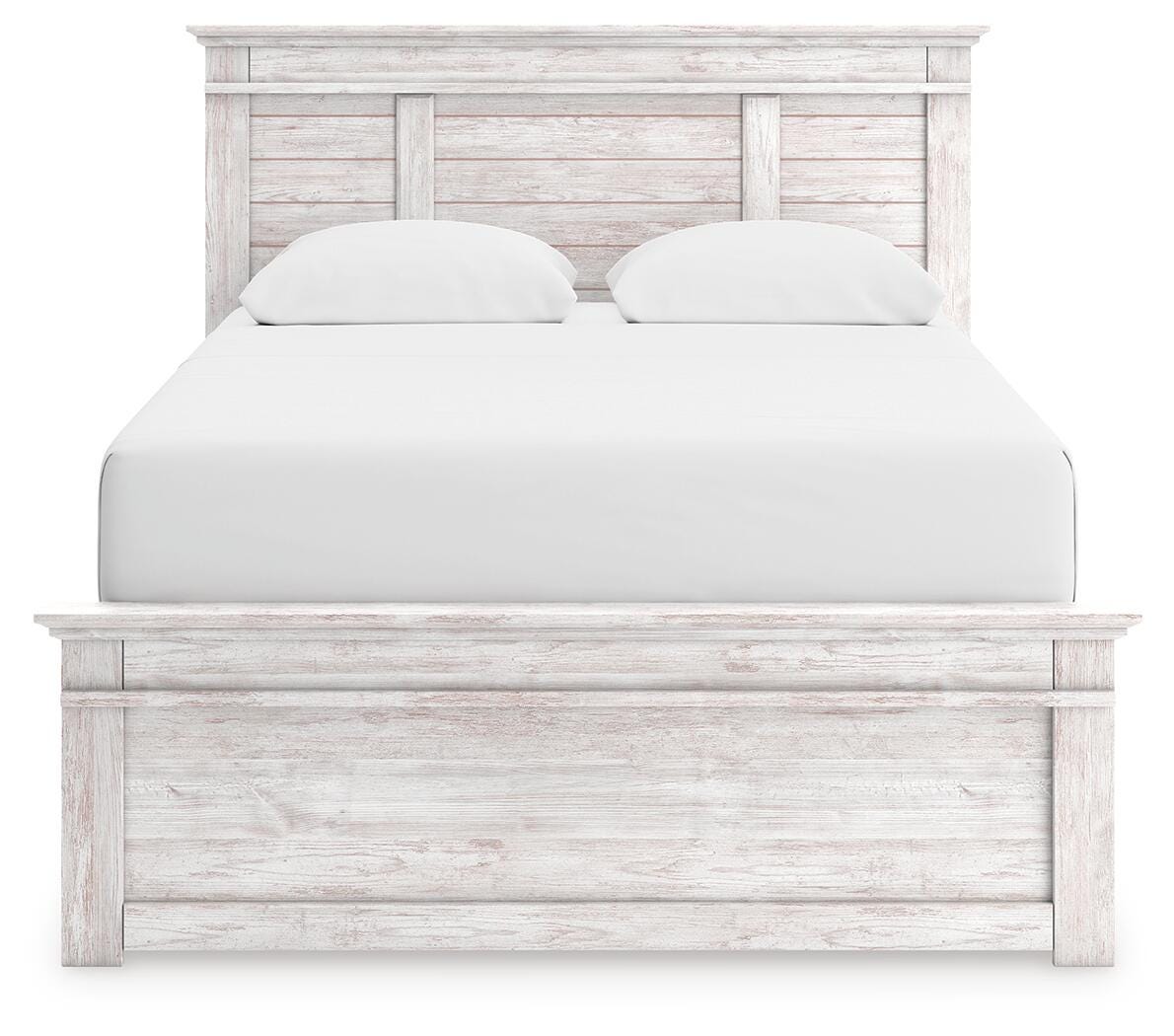 Makidern Panel Bed, Dresser and Mirror