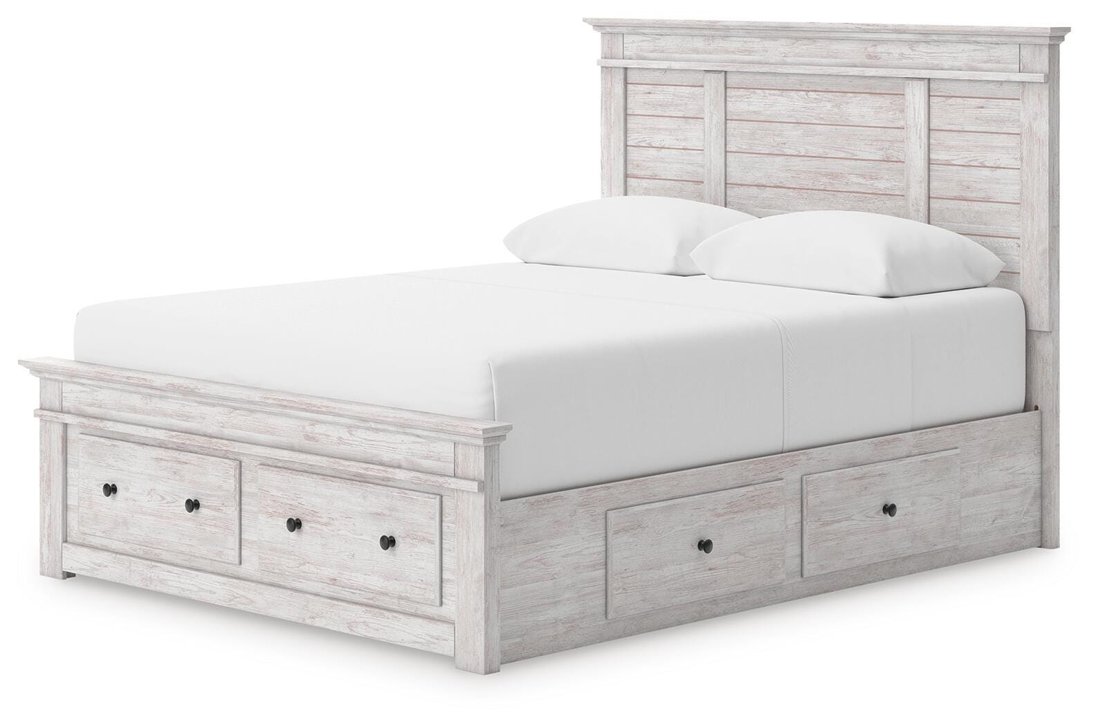 Makidern Panel Bed with Storage