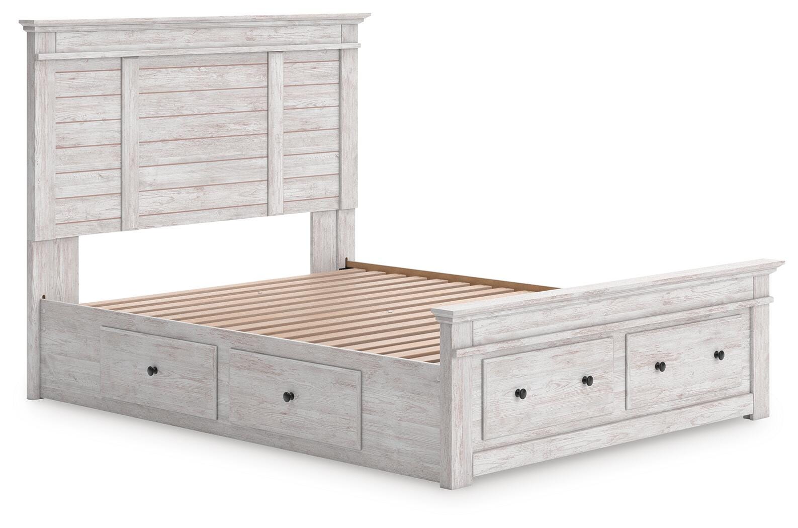 Makidern Panel Bed with Storage