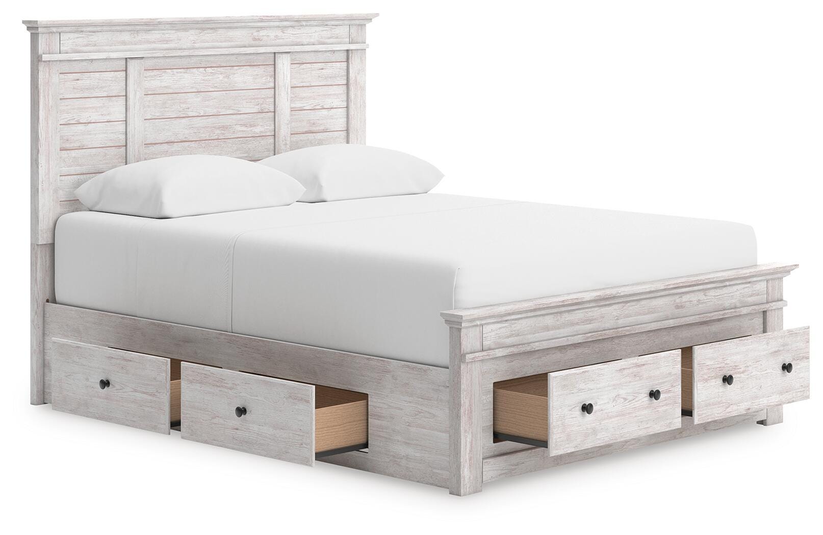 Makidern Panel Bed with Storage