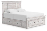 Makidern Panel Bed with Storage