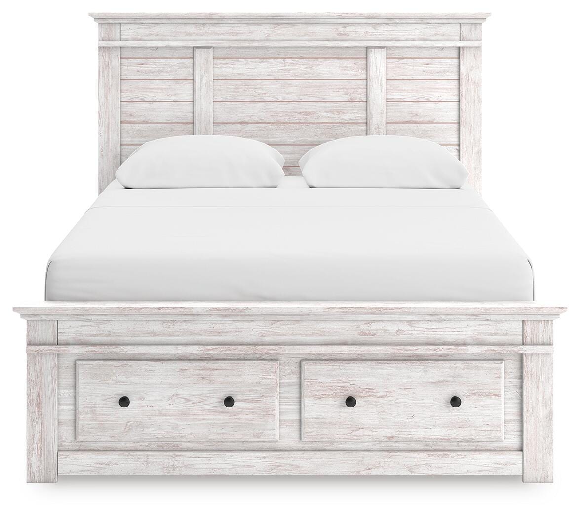 Makidern Panel Bed with Storage