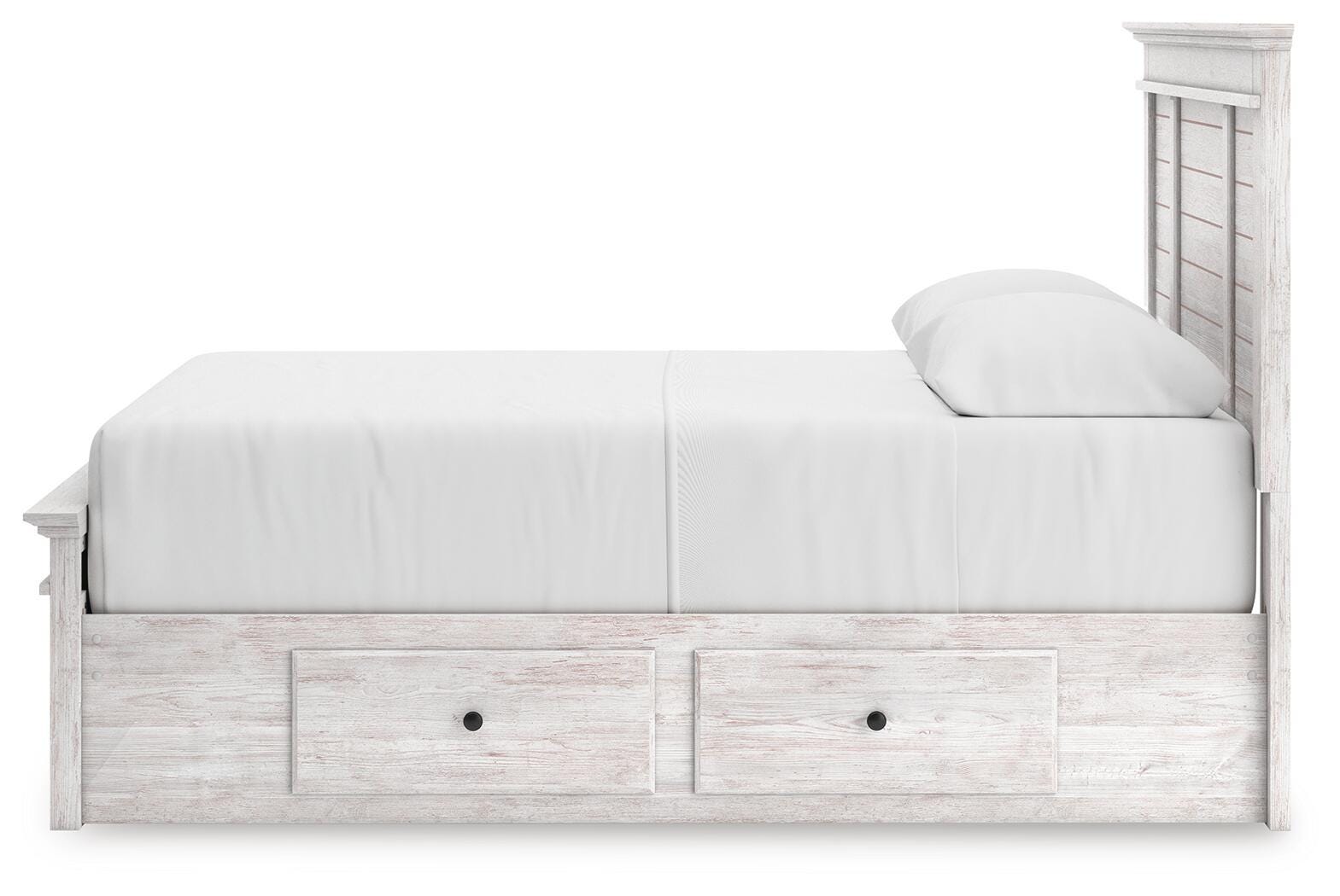Makidern Panel Bed with Storage
