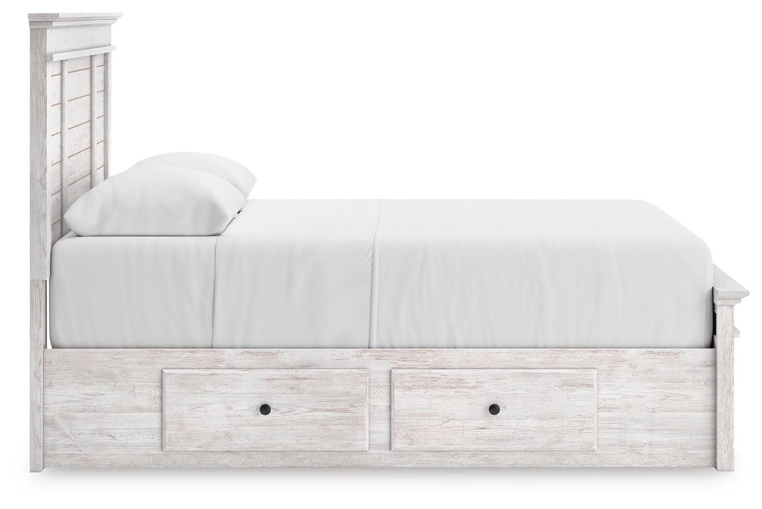 Makidern Panel Bed with Storage