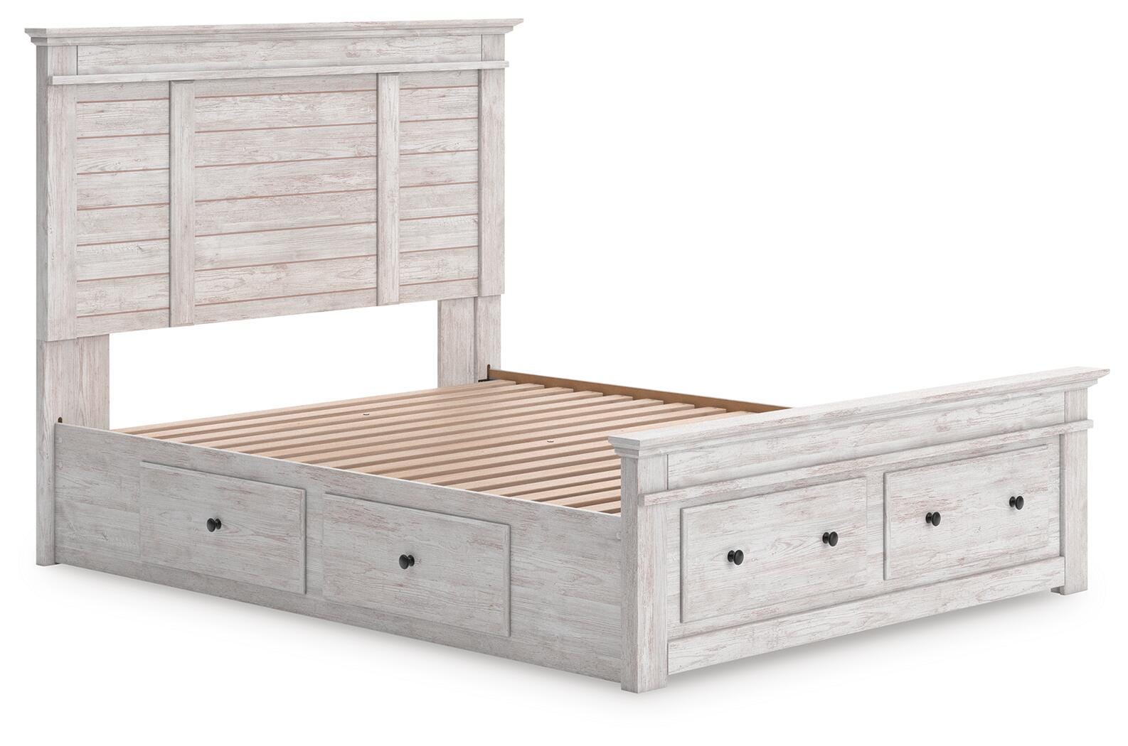 Makidern Panel Bed with Storage