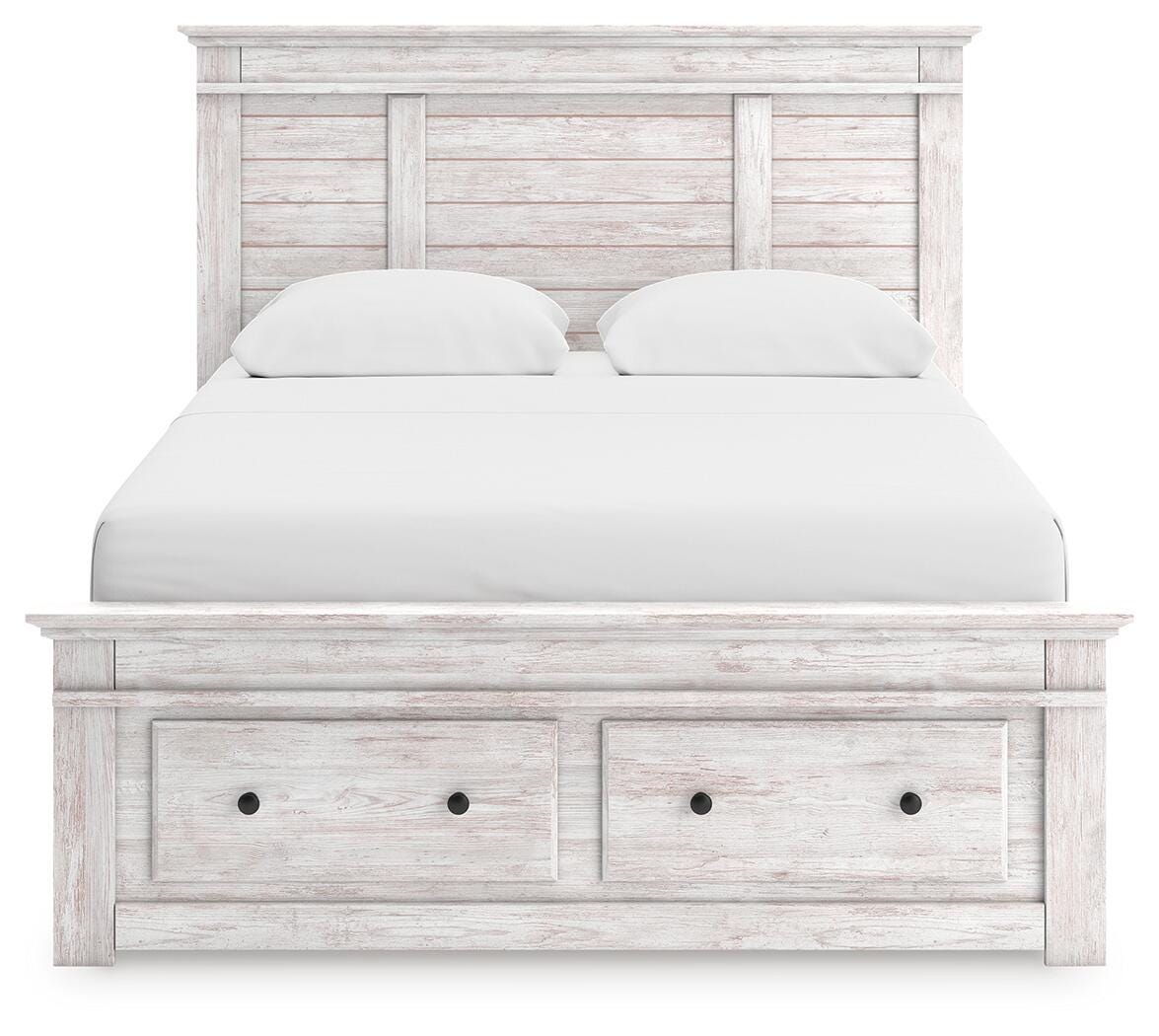 Makidern Panel Bed with Storage
