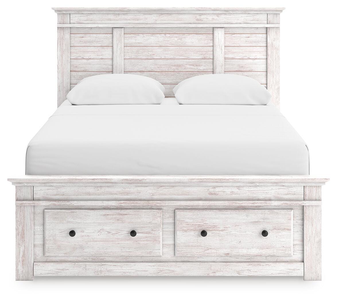 Makidern Panel Storage Bed