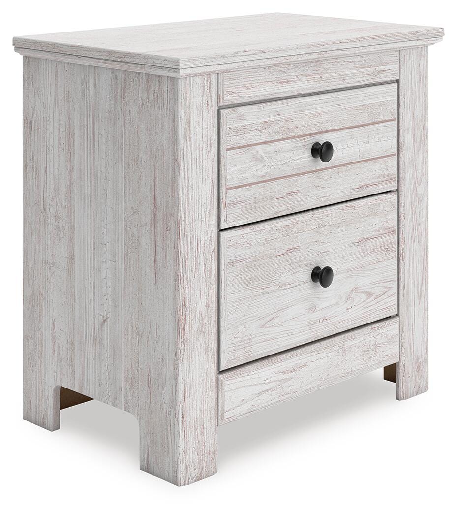 Makidern Panel Bed. Dresser, Mirror and Nightstand