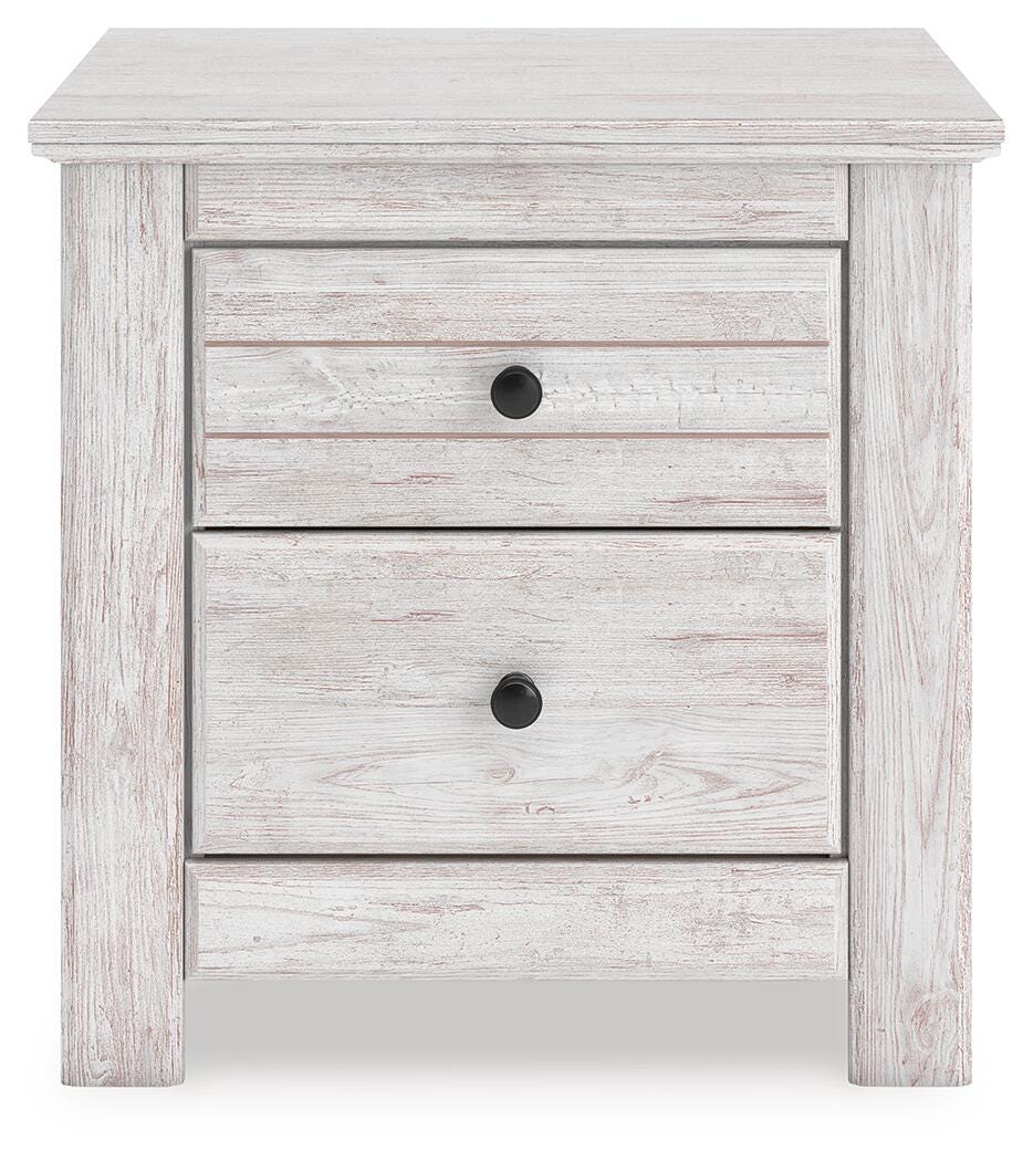 Makidern Panel Bed. Dresser, Mirror and Nightstand