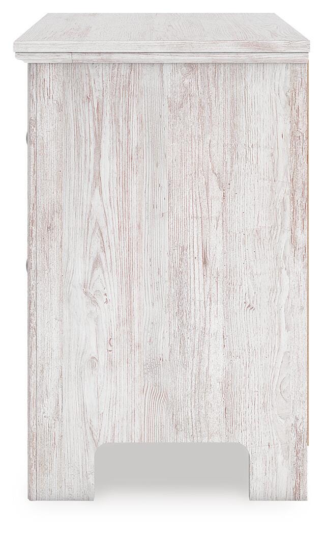 Makidern Panel Bed. Dresser, Mirror and Nightstand