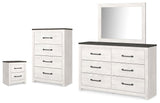 Gerridan Dresser, Mirror, Chest and Nightstand