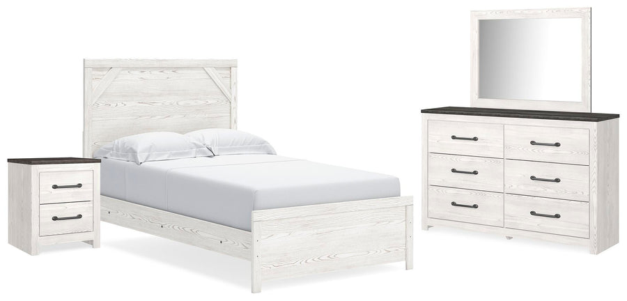 Gerridan Panel Bed, Dresser, Mirror and Nightstand