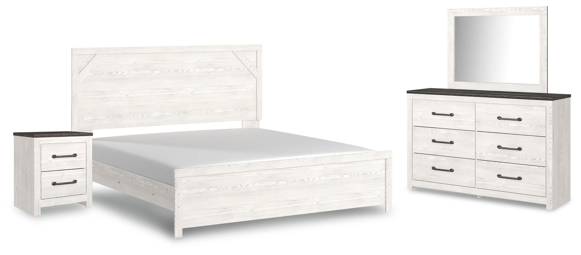 Gerridan Panel Bed, Dresser, Mirror and Nightstand