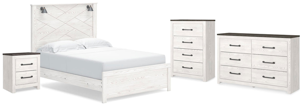 Gerridan Panel Bed, Dresser, Chest and Nightstand