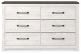 Gerridan Panel Bed, Dresser and Nightstand