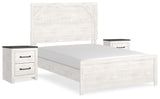 Gerridan Panel Bed and 2 Nightstands