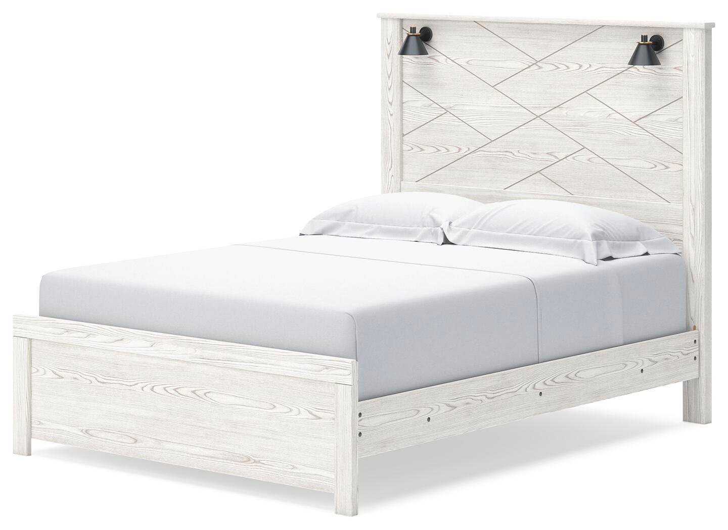Gerridan Panel Bed with 2 Nightstands