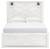 Gerridan Panel Bed with Mirrored Dresser