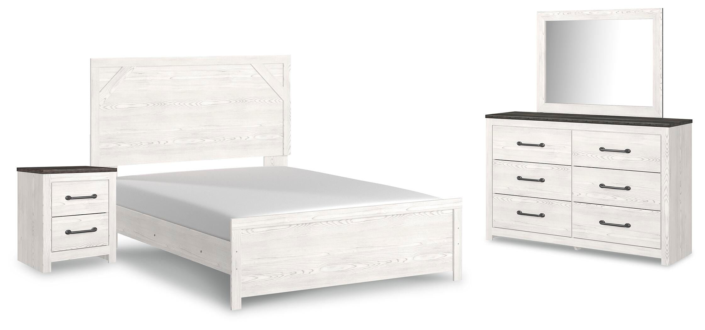 Gerridan Panel Bed, Dresser, Mirror and Nightstand