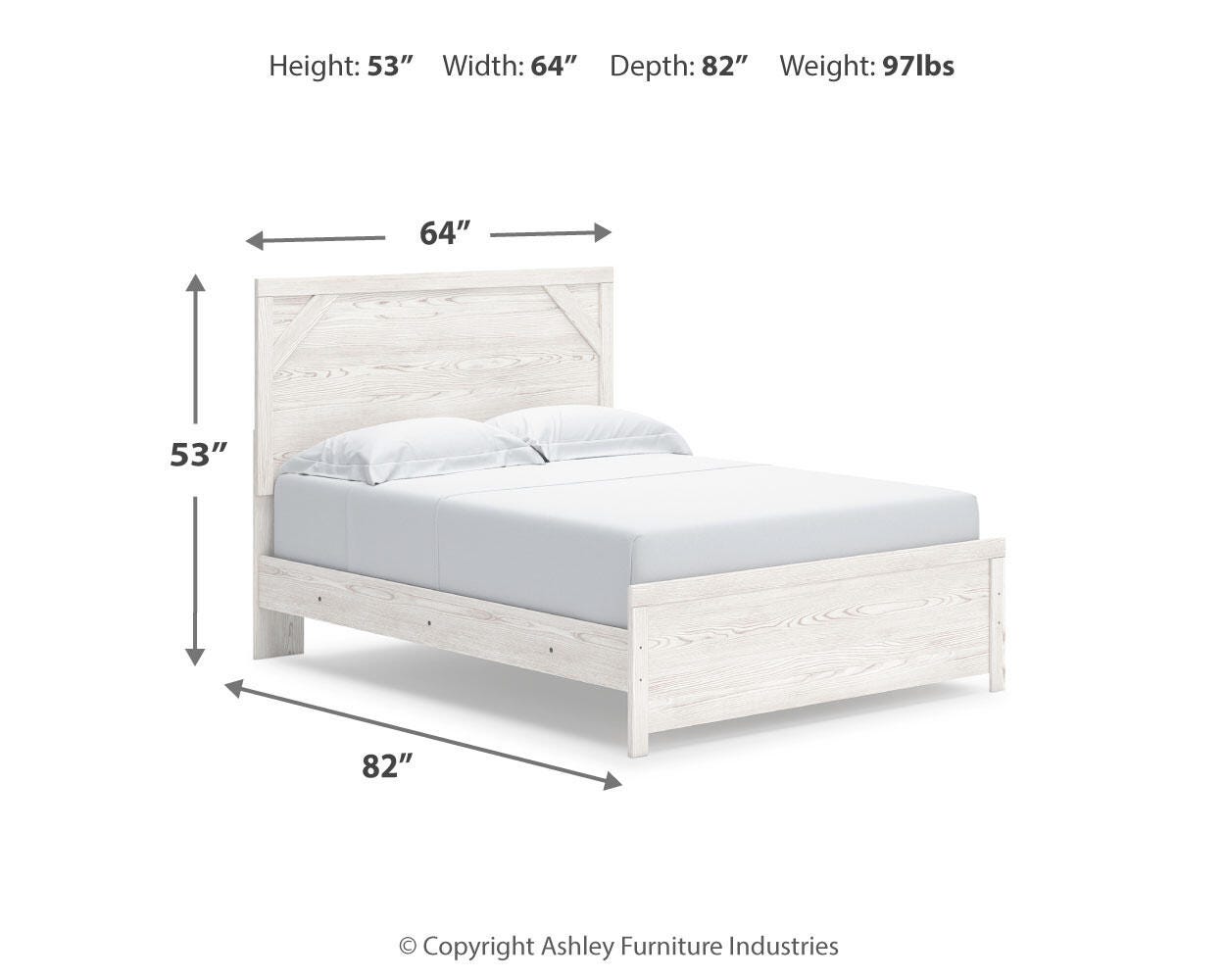 Gerridan Panel Bed, Dresser and Nightstand