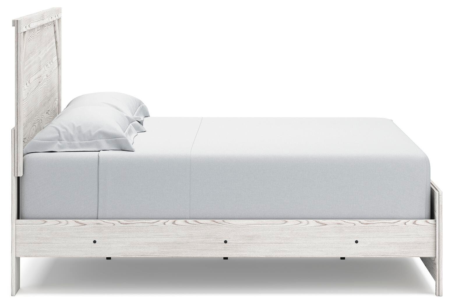 Gerridan Panel Bed with Mirrored Dresser and 2 Nightstands