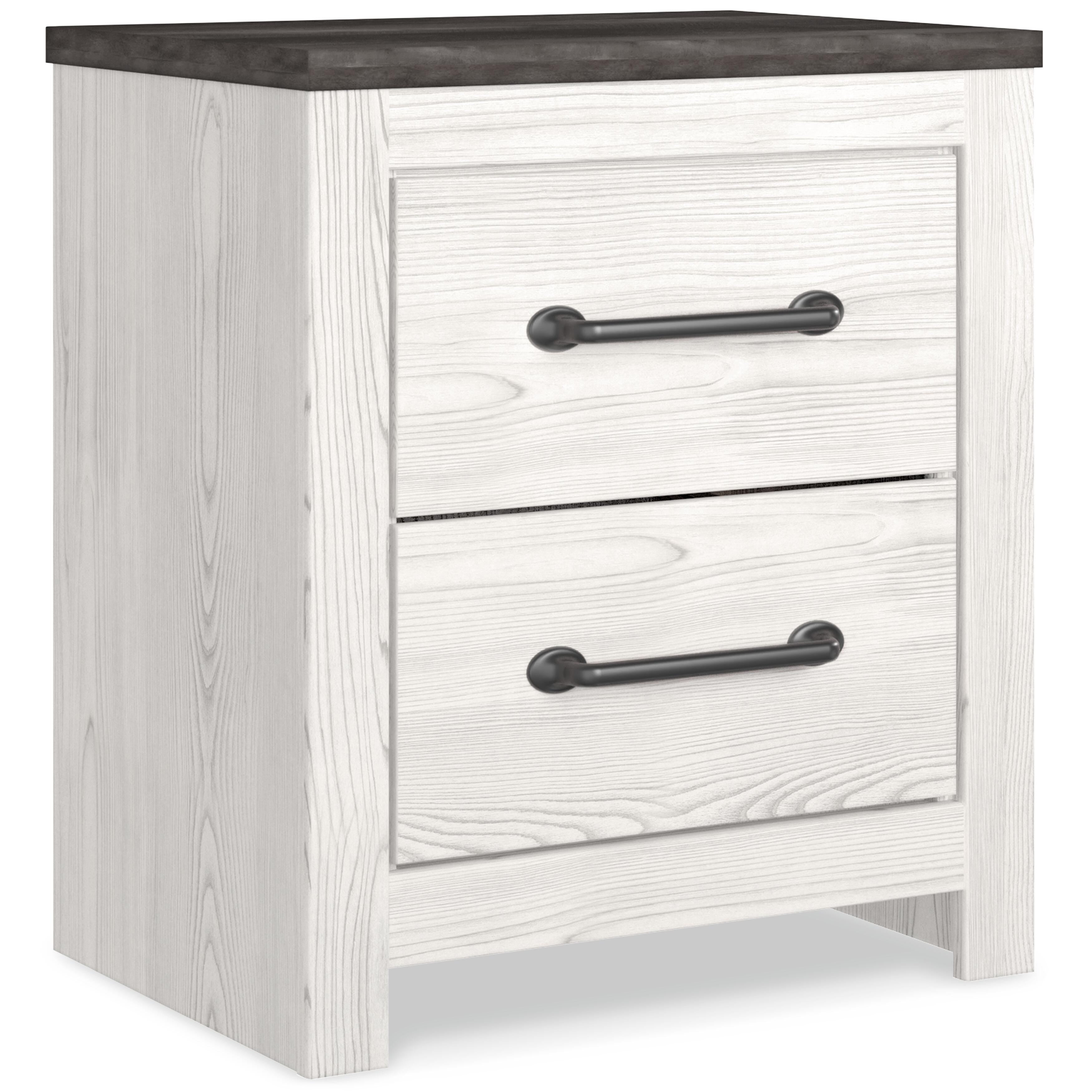 Gerridan Panel Bed and 2 Nightstands