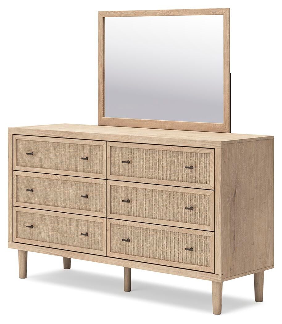 Cielden Panel Bed, Dresser, Mirror and Nightstand
