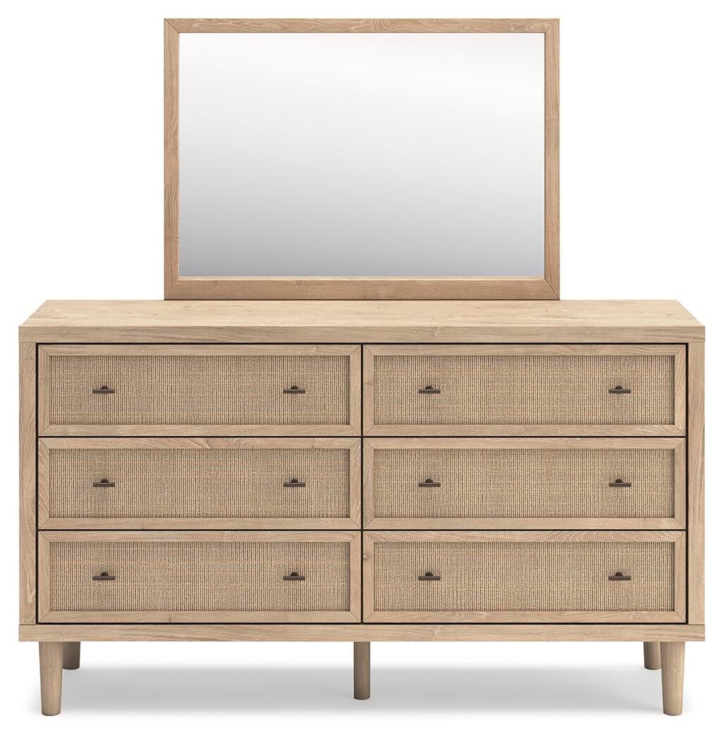 Cielden Panel Headboard, Dresser, Mirror, Chest and 2 Nightstands