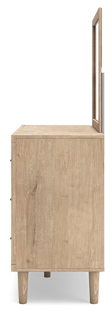 Cielden Panel Bed, Dresser, Mirror and Nightstand