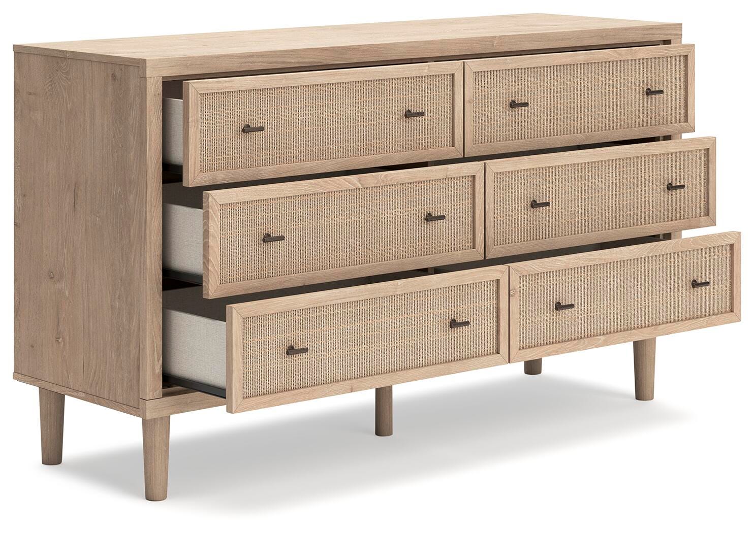 Cielden Panel Bed with Dresser and 2 Nightstands