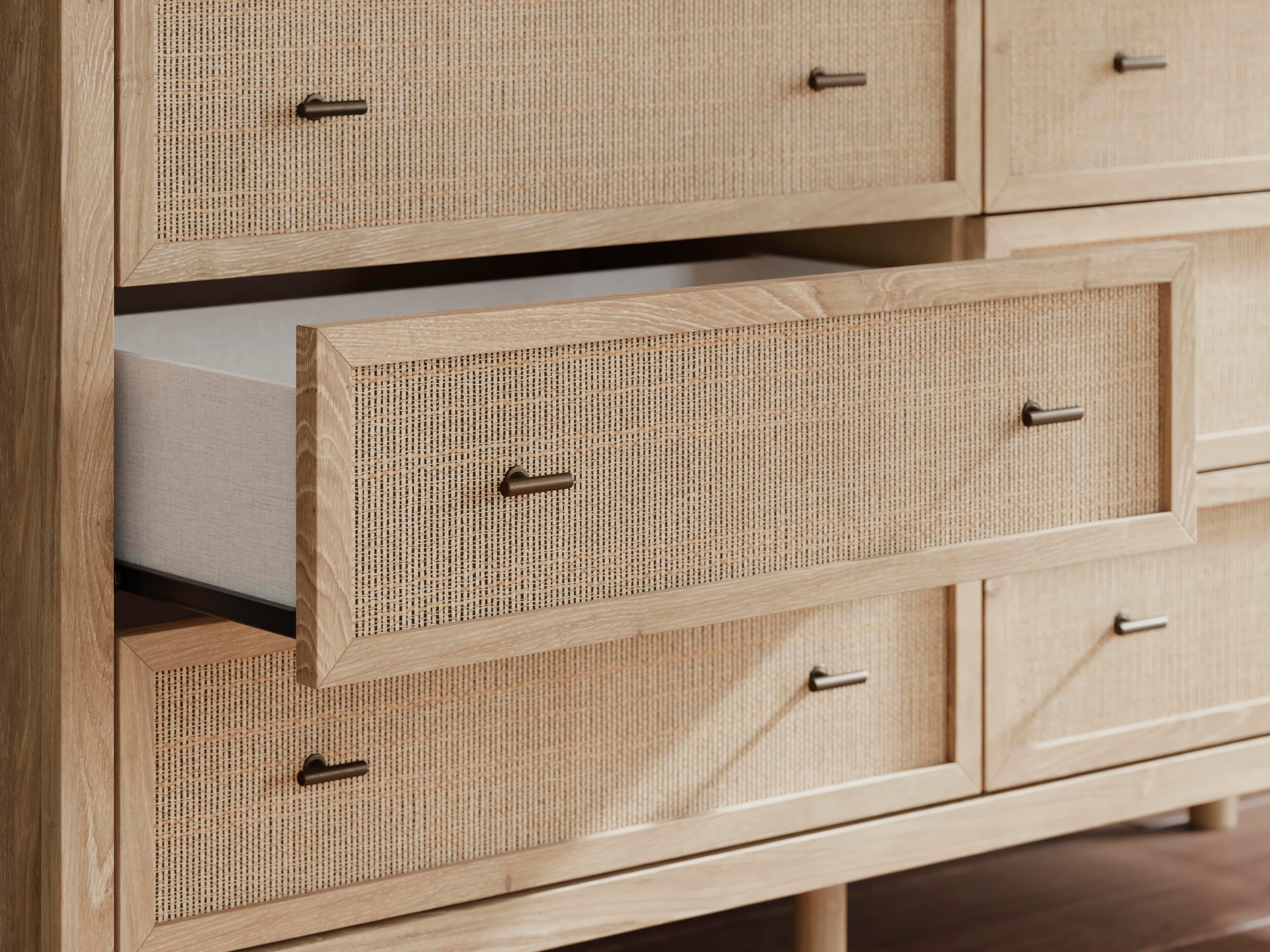 Cielden Panel Bed, Dresser, Mirror, Chest and Nightstand