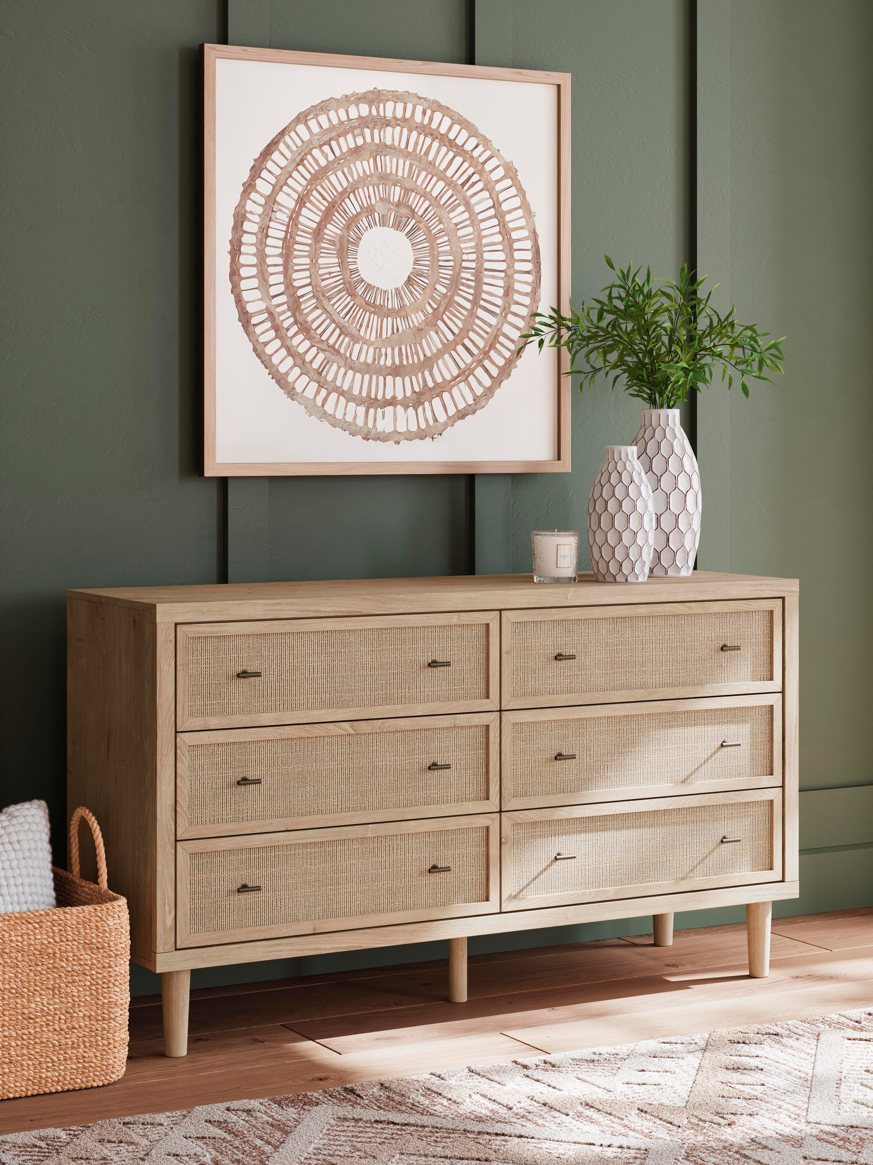 Cielden Panel Bed with Dresser and 2 Nightstands
