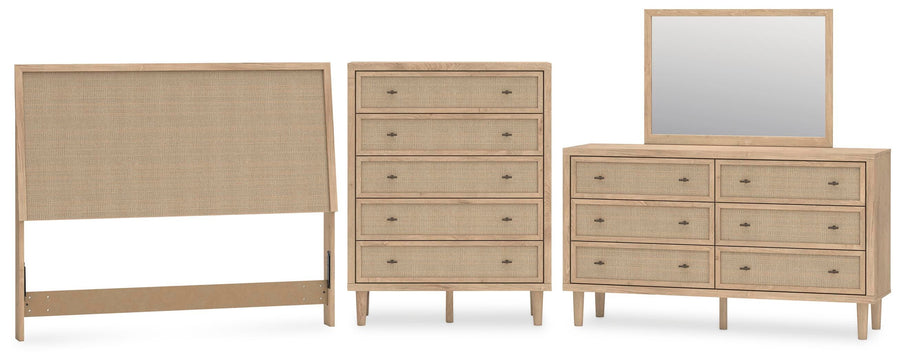 Cielden Panel Headboard, Dresser, Mirror and Chest