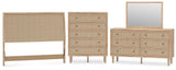 Cielden Panel Headboard, Dresser, Mirror and Chest