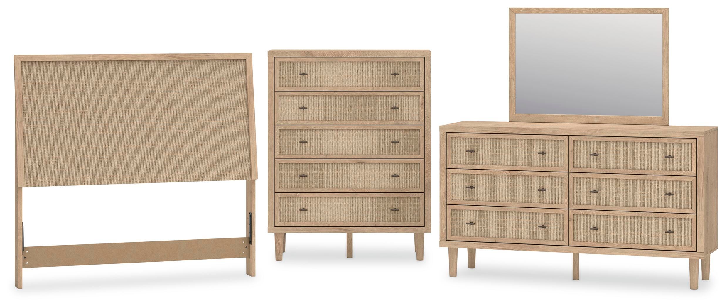 Cielden Panel Headboard, Dresser, Mirror and Chest