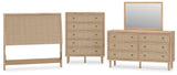 Cielden Panel Headboard, Dresser, Mirror and Chest