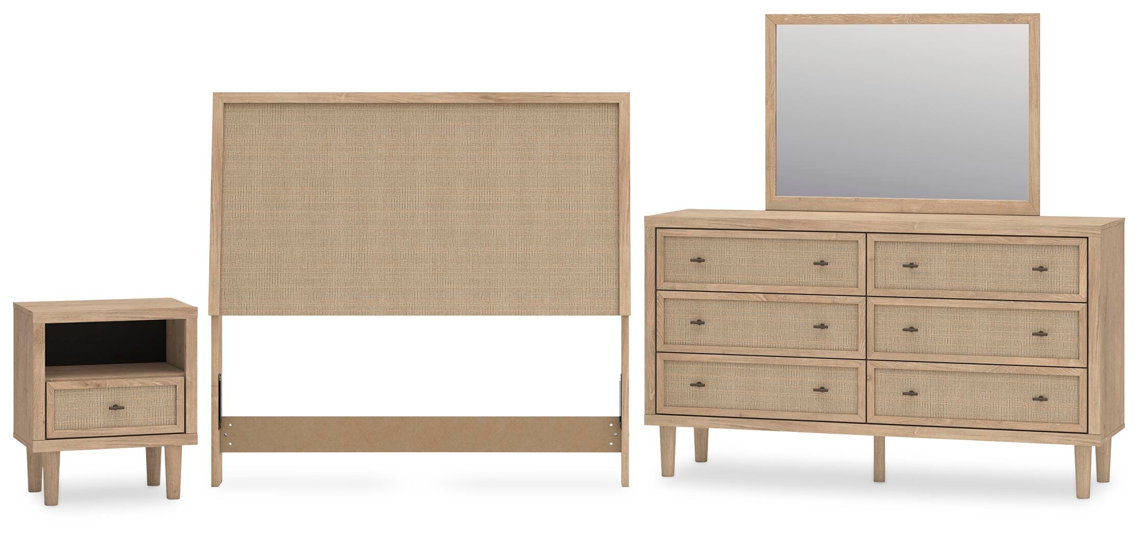 Cielden Panel Headboard, Dresser, Mirror and Nightstand