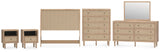 Cielden Panel Headboard, Dresser, Mirror, Chest and 2 Nightstands