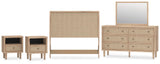 Cielden Panel Headboard, Dresser, Mirror and 2 Nightstands