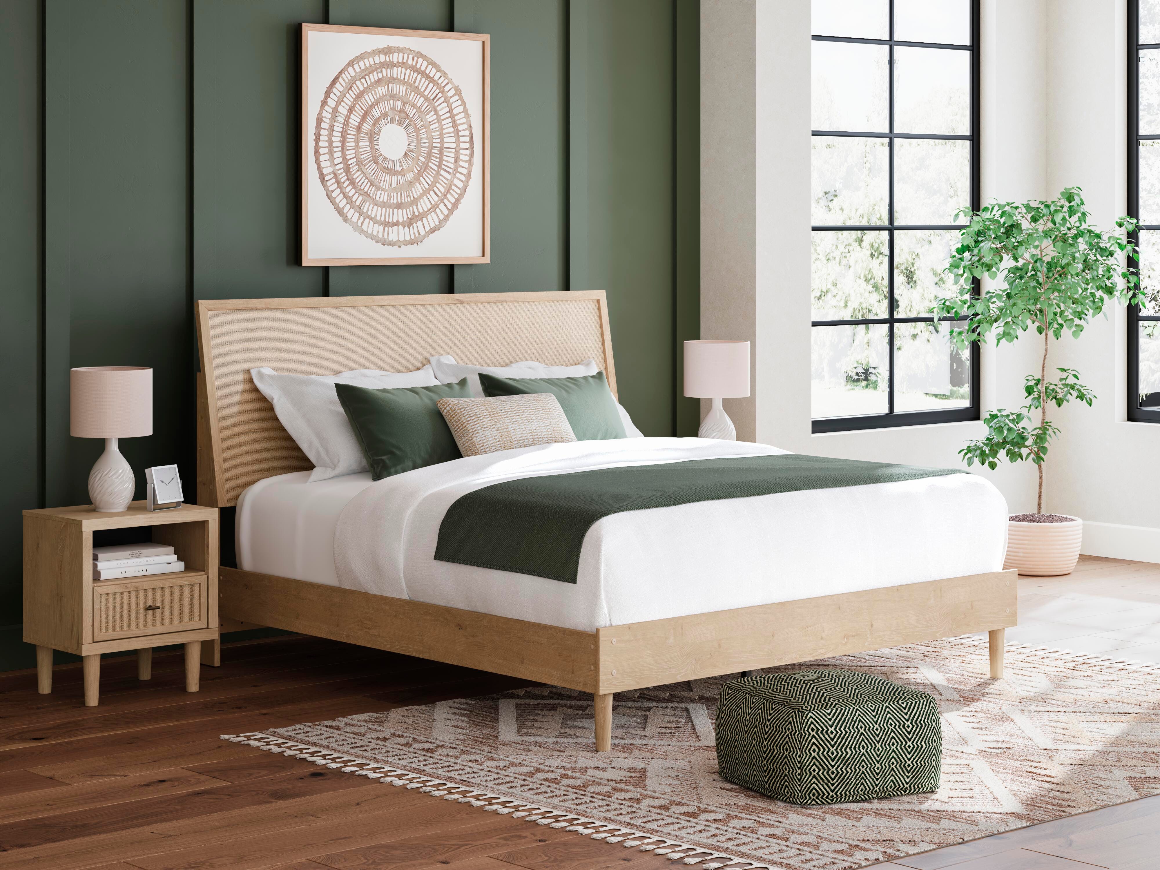 Cielden Panel Bed, Dresser, Mirror and 2 Nightstands