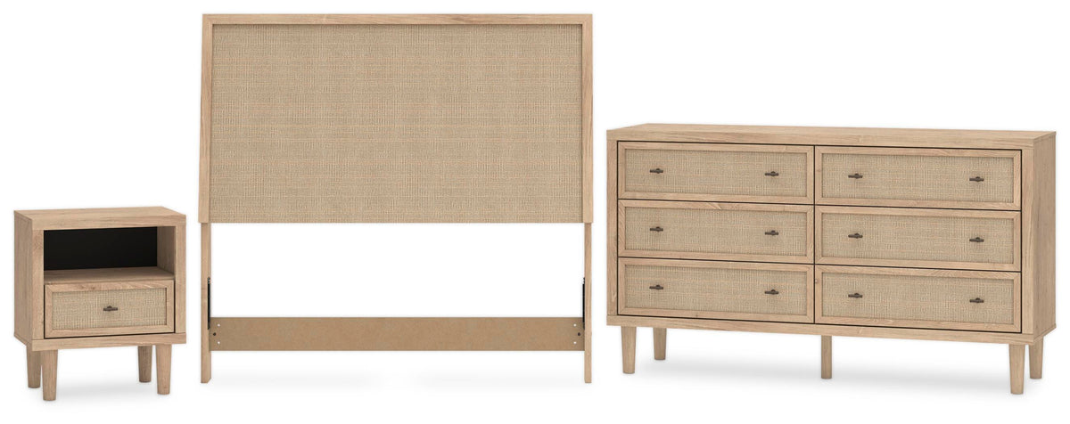 Cielden Panel Headboard, Dresser and Nightstand