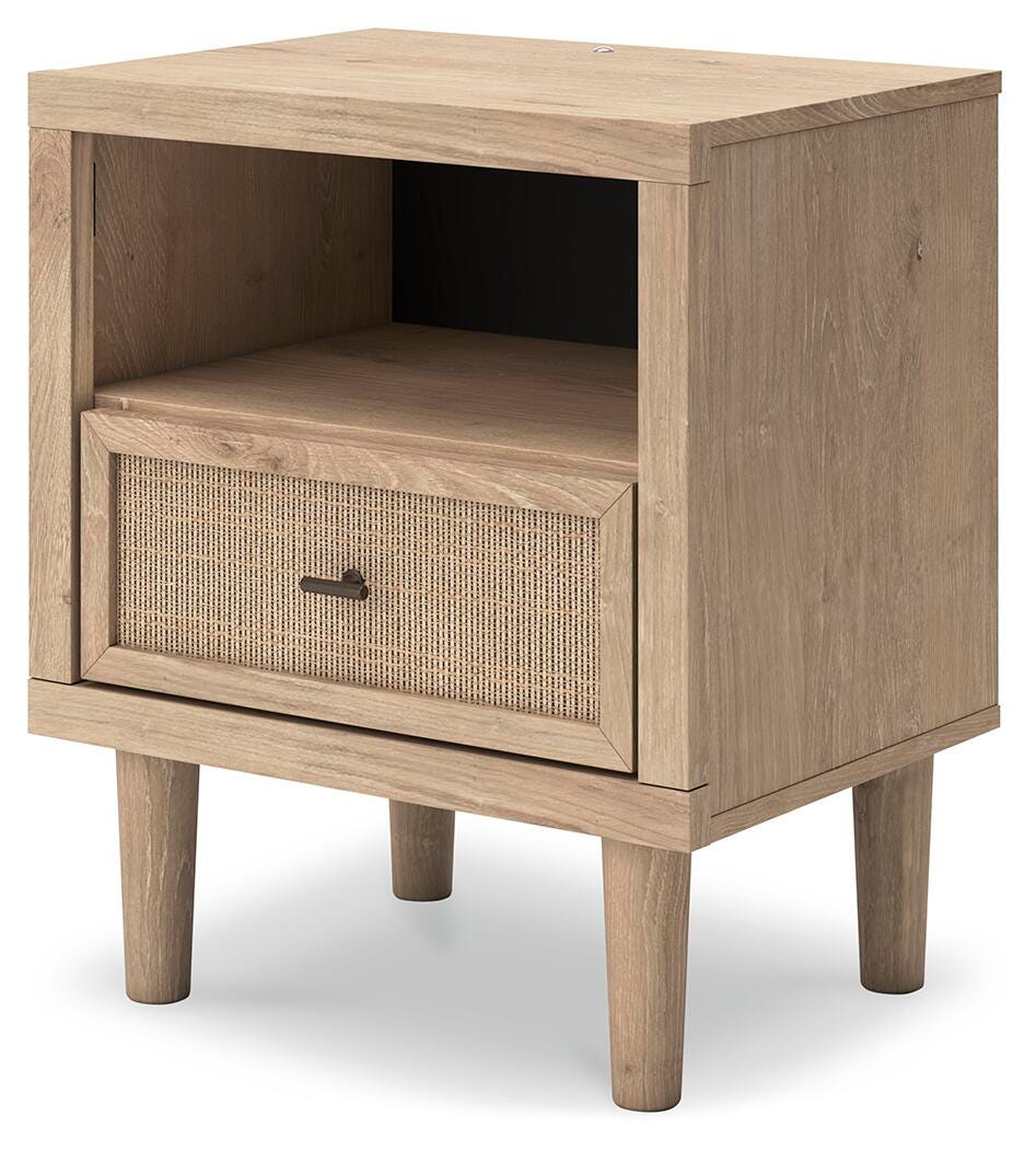 Cielden Panel Headboard and 2 Nightstands