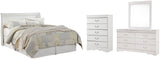 Anarasia Sleigh Headboard, Dresser, Mirror and Chest