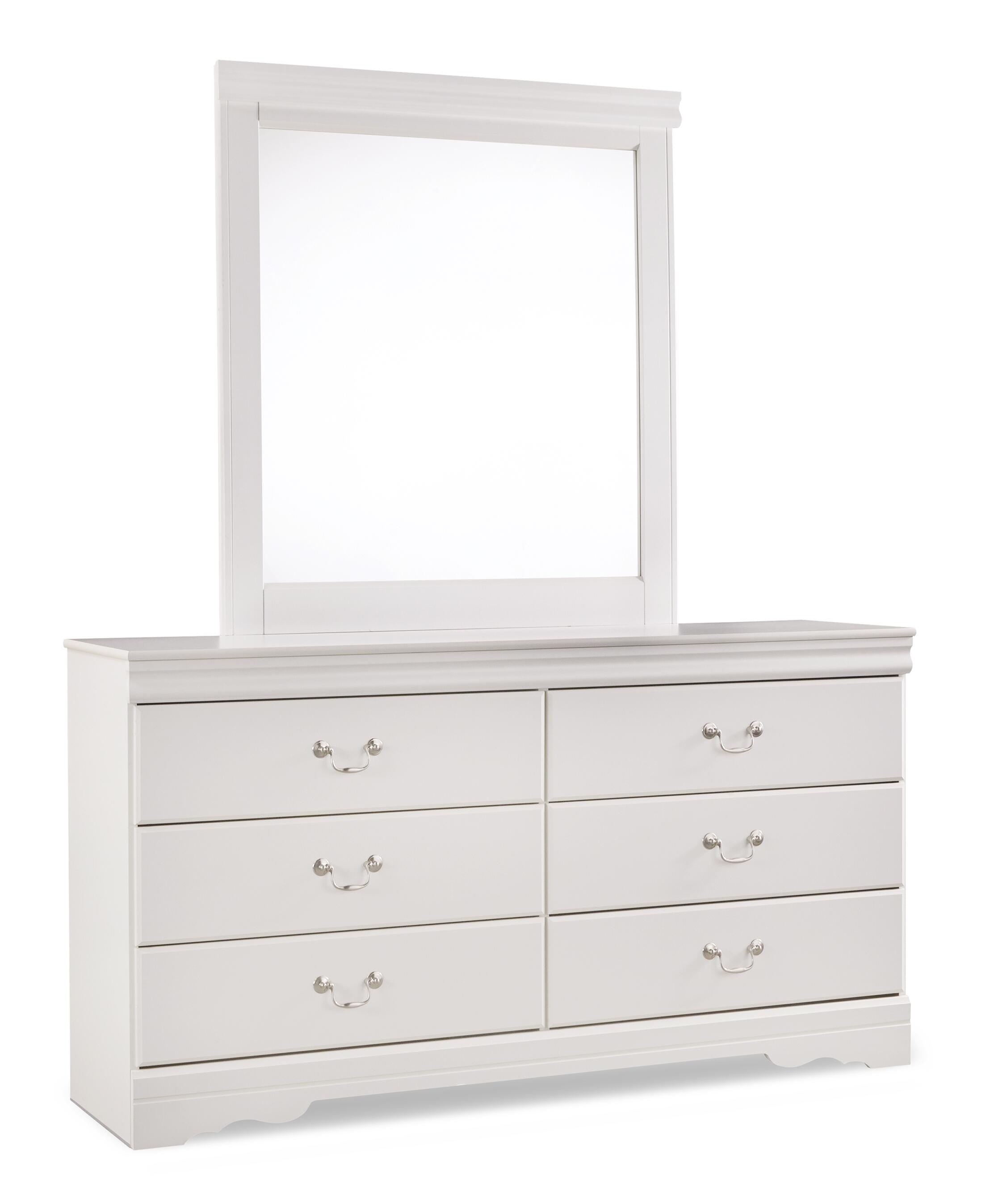 Anarasia Sleigh Headboard, Dresser and Mirror