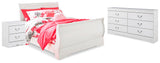 Anarasia Sleigh Bed, Dresser and Nightstand