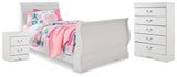 Anarasia Sleigh Bed, Chest and Nightstand