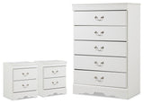 Anarasia Chest and 2 Nightstands